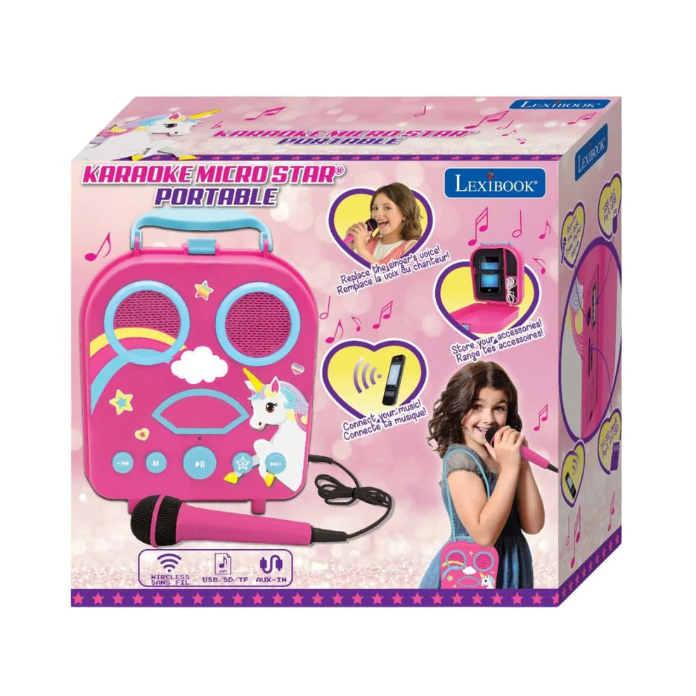 Lexibook Portable Karaoke - Unicorn Design