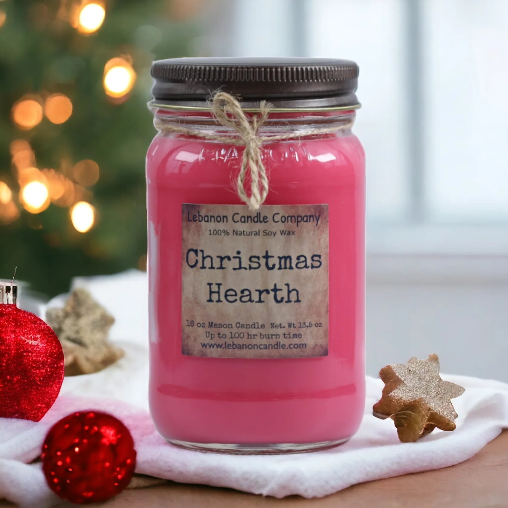 Christmas Hearth Candle