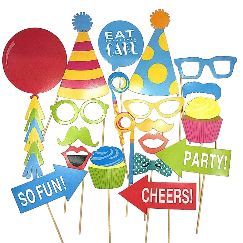 PHOTO PROPS - PARTY 30 CM PACK OF 20 PCS